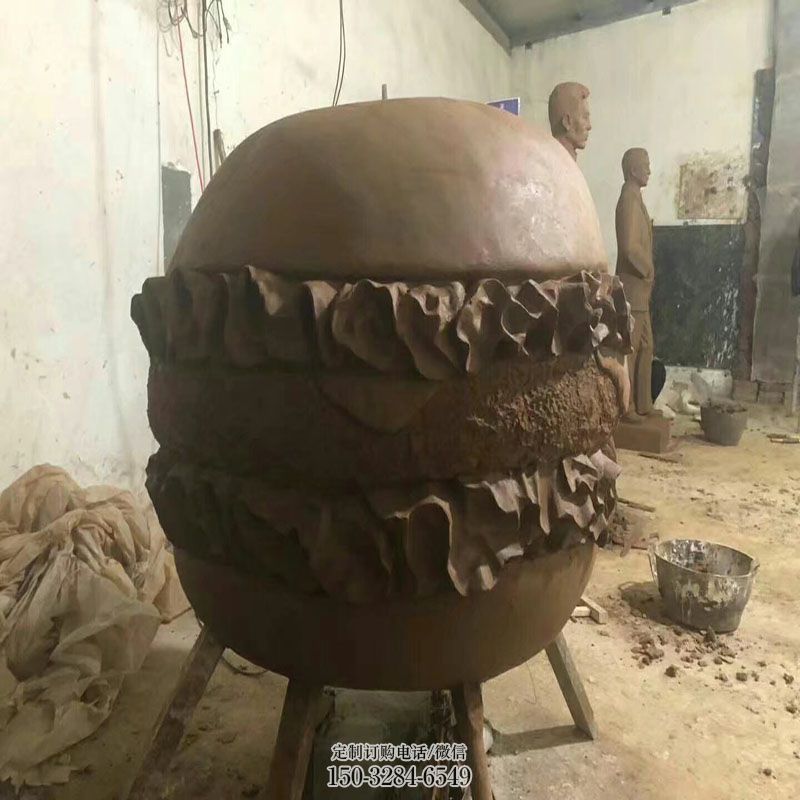 定做现代汉堡雕塑景观