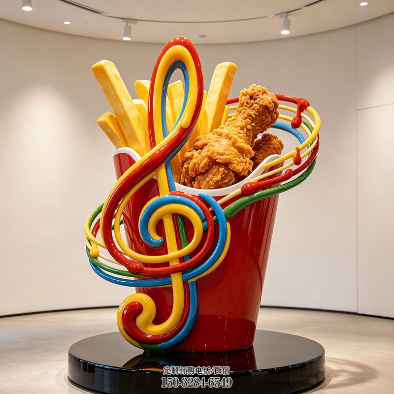 承接街头肯德基雕塑抽象